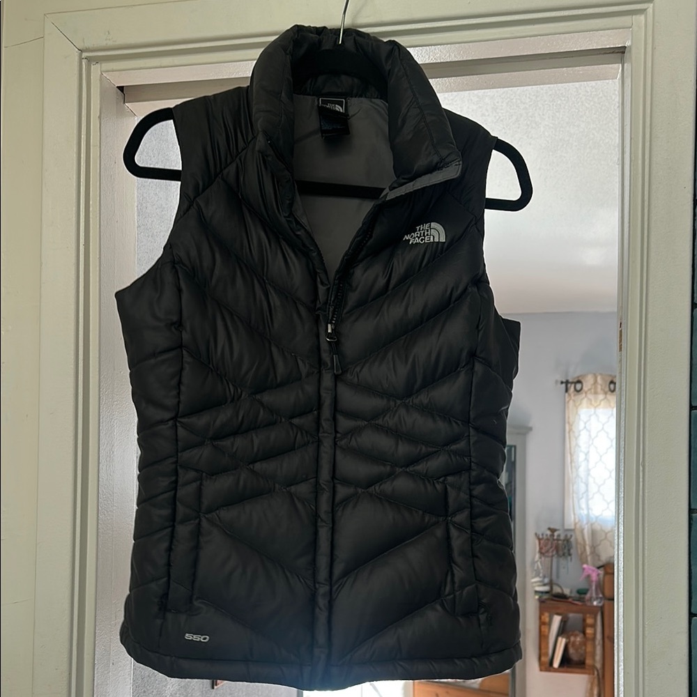 The North Face Black Quilted Vest